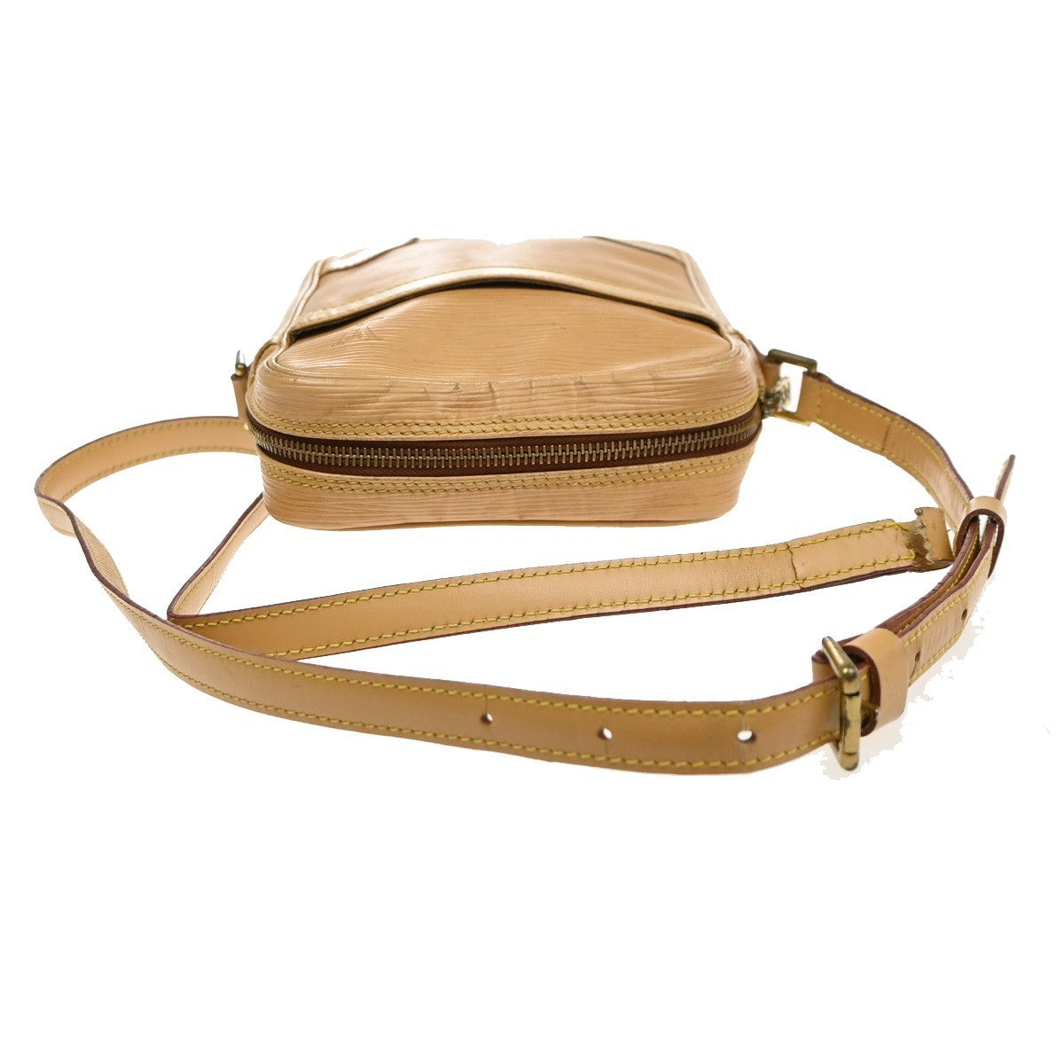 LOUIS VUITTON Danube Shoulder Bag Epi Leather Brown France M11910 67MA674