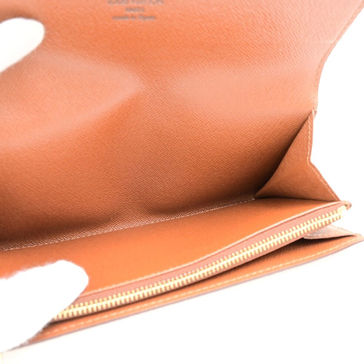 LOUIS VUITTON Porte Monnaie Credit Long Wallet Monogram Leather M61725 30FB263