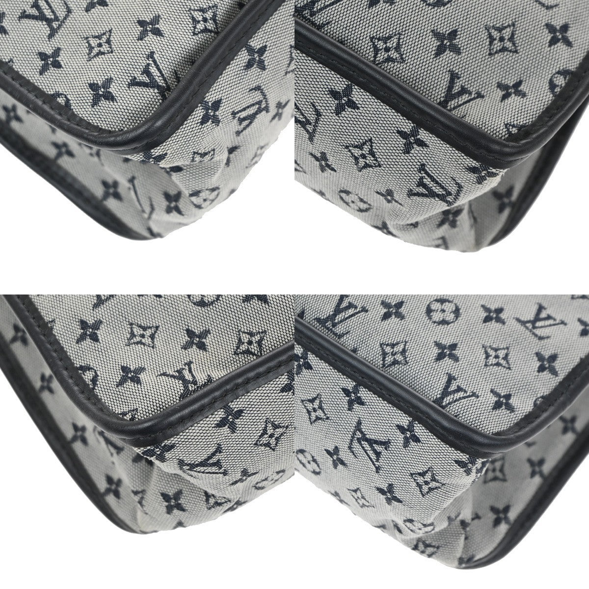LOUIS VUITTON Sac Catherine Shoulder Bag Monogram Mini Blue M92325 11TA700