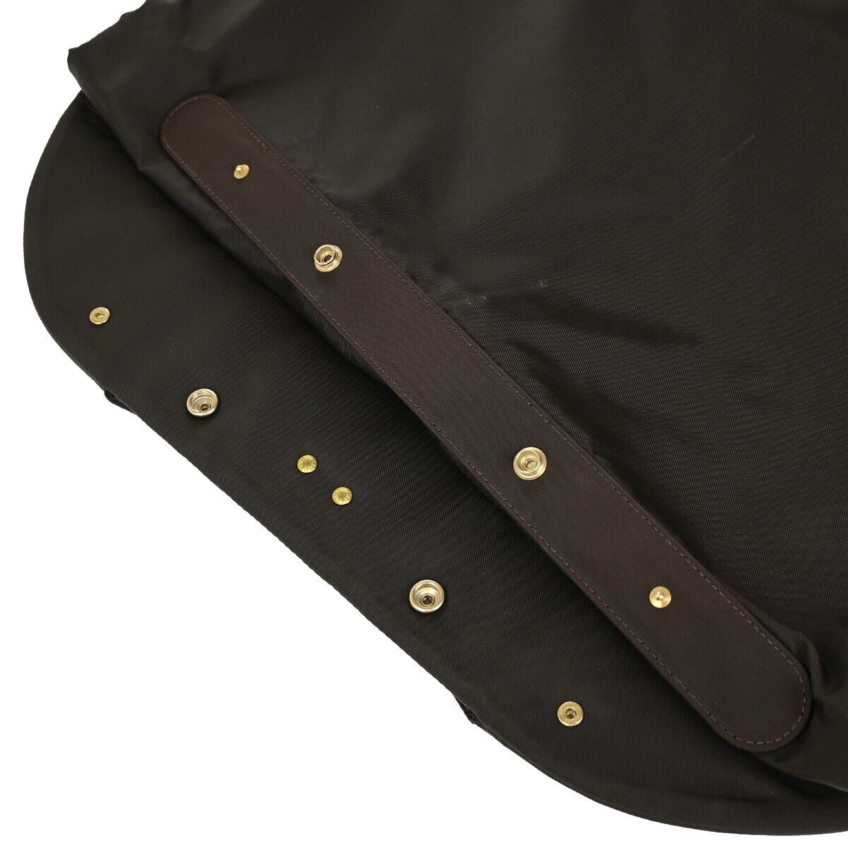 LOUIS VUITTON Garment Case Suite Clothes Cover Canvas Brown Gold-Plated 66EC550
