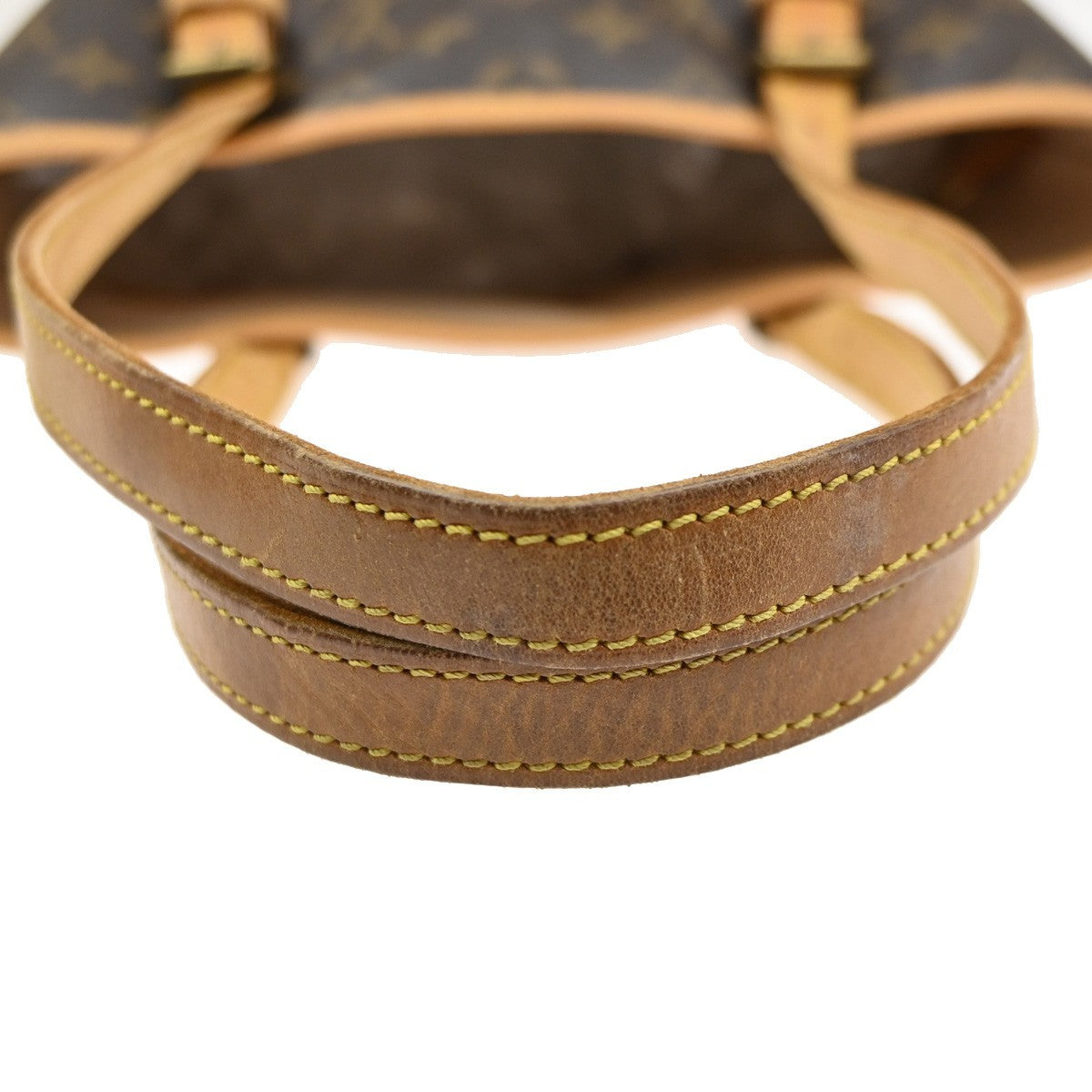 LOUIS VUITTON BUCKET GM Shoulder Tote Bag Monogram Leather Brown M42236 89MA672
