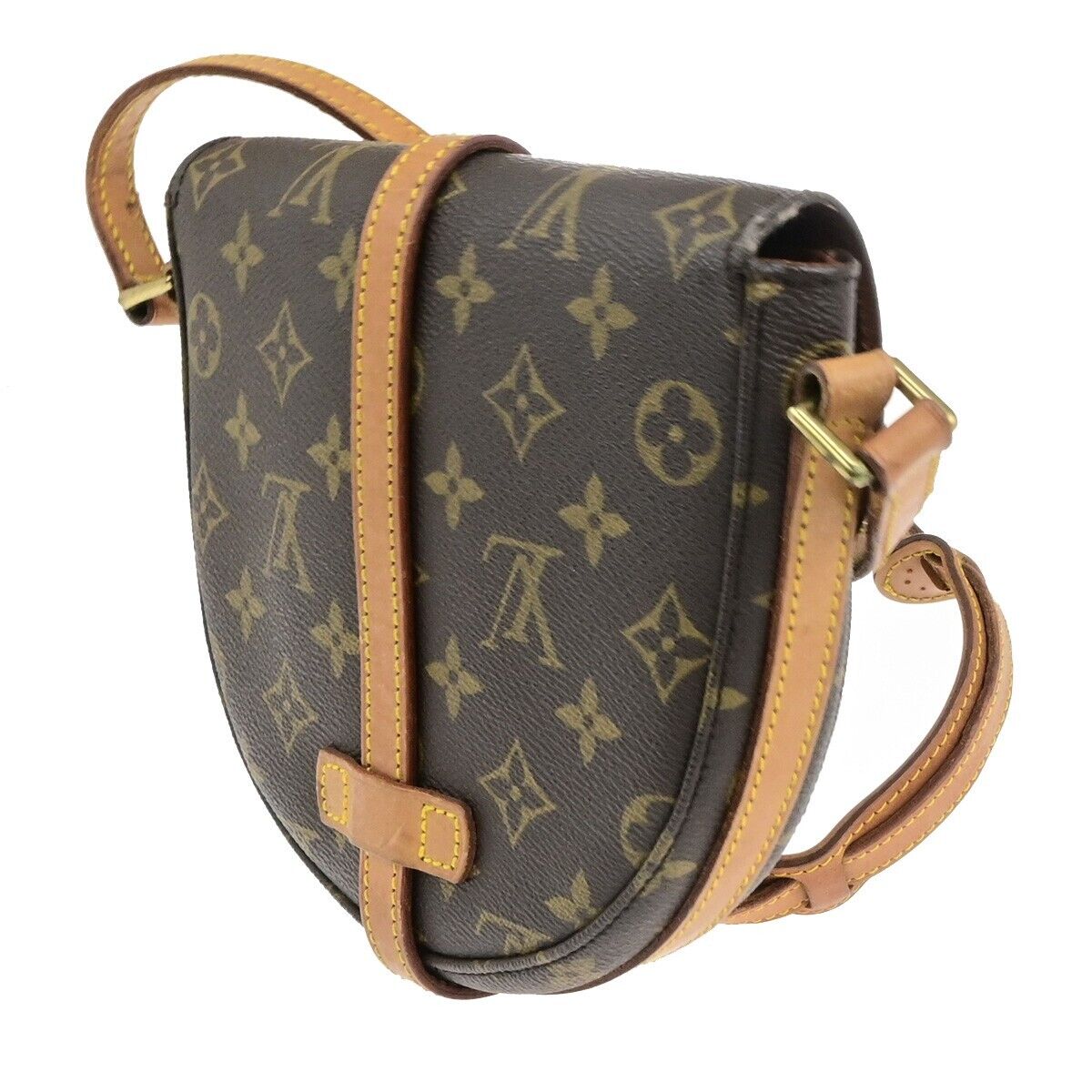 LOUIS VUITTON Chantilly PM Shoulder Bag Monogram Leather Brown M51234 37SJ580
