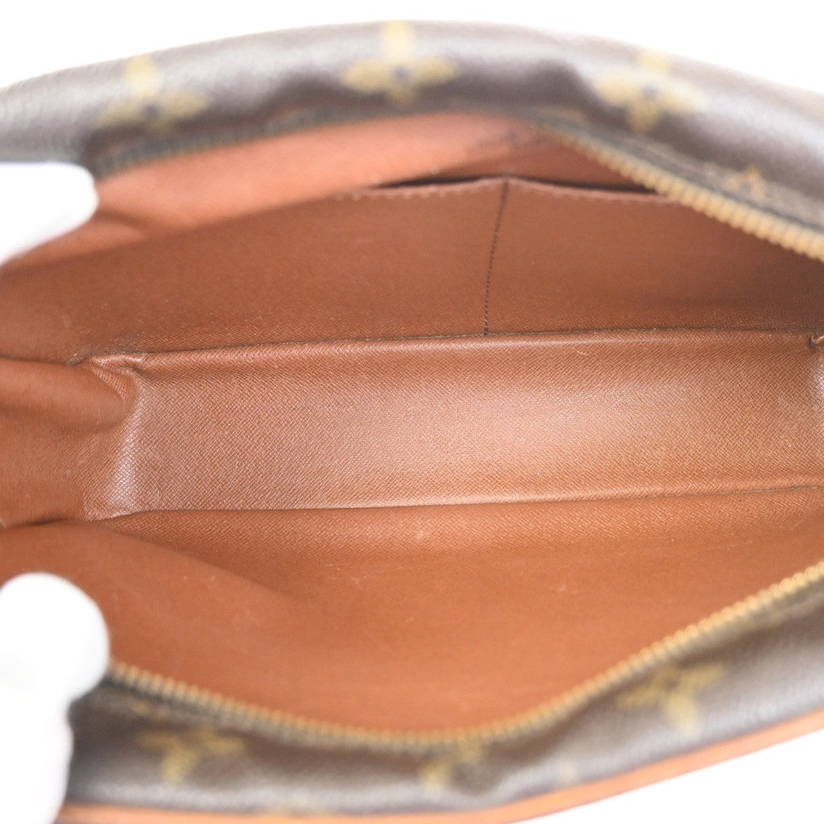 LOUIS VUITTON Compiegne 28 Clutch Hand Bag Monogram Leather Brown M51845 66YH873