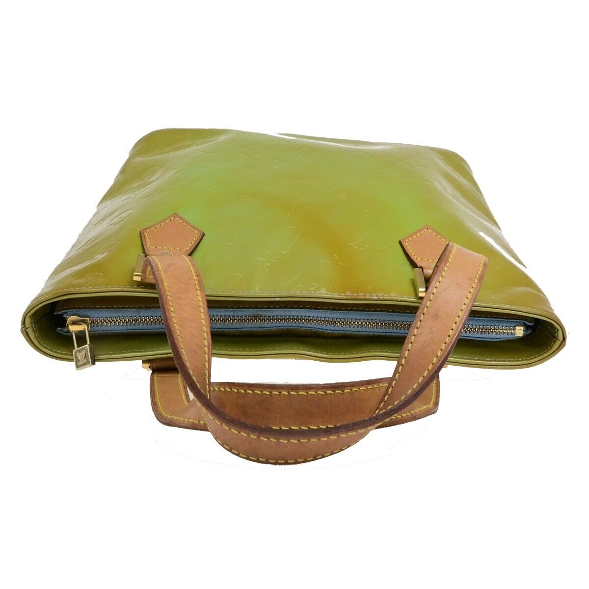 LOUIS VUITTON Houston Shoulder Bag Monogram Vernis Leather Yellow M91303 09ED927