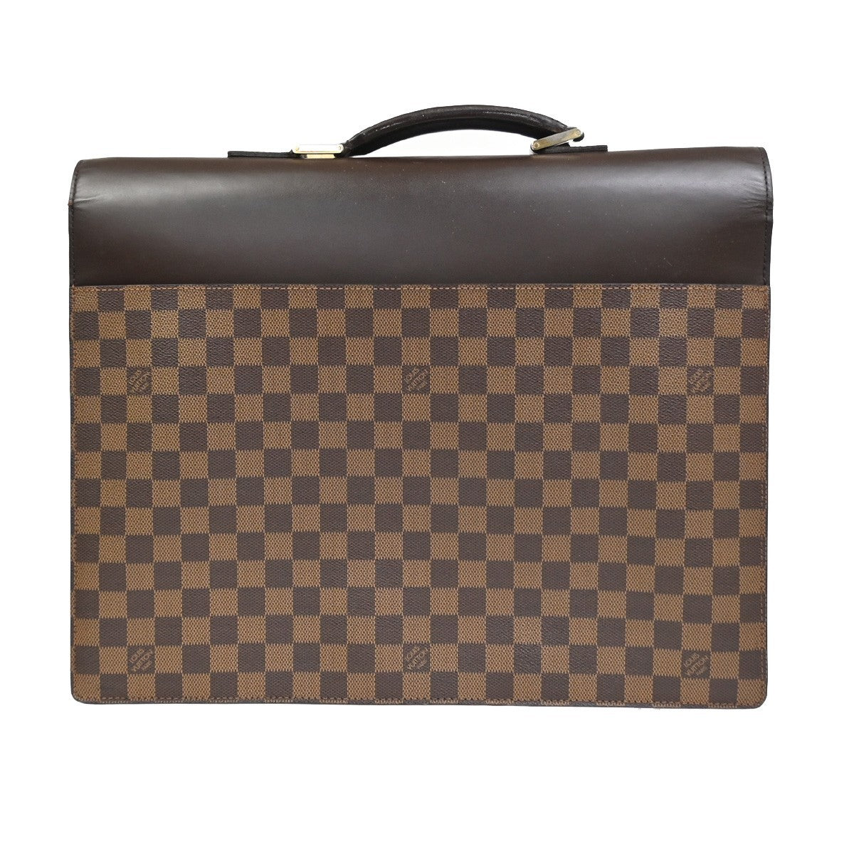LOUIS VUITTON Altona GM Business Hand Bag Damier Ebene Leather N53312 80CA901