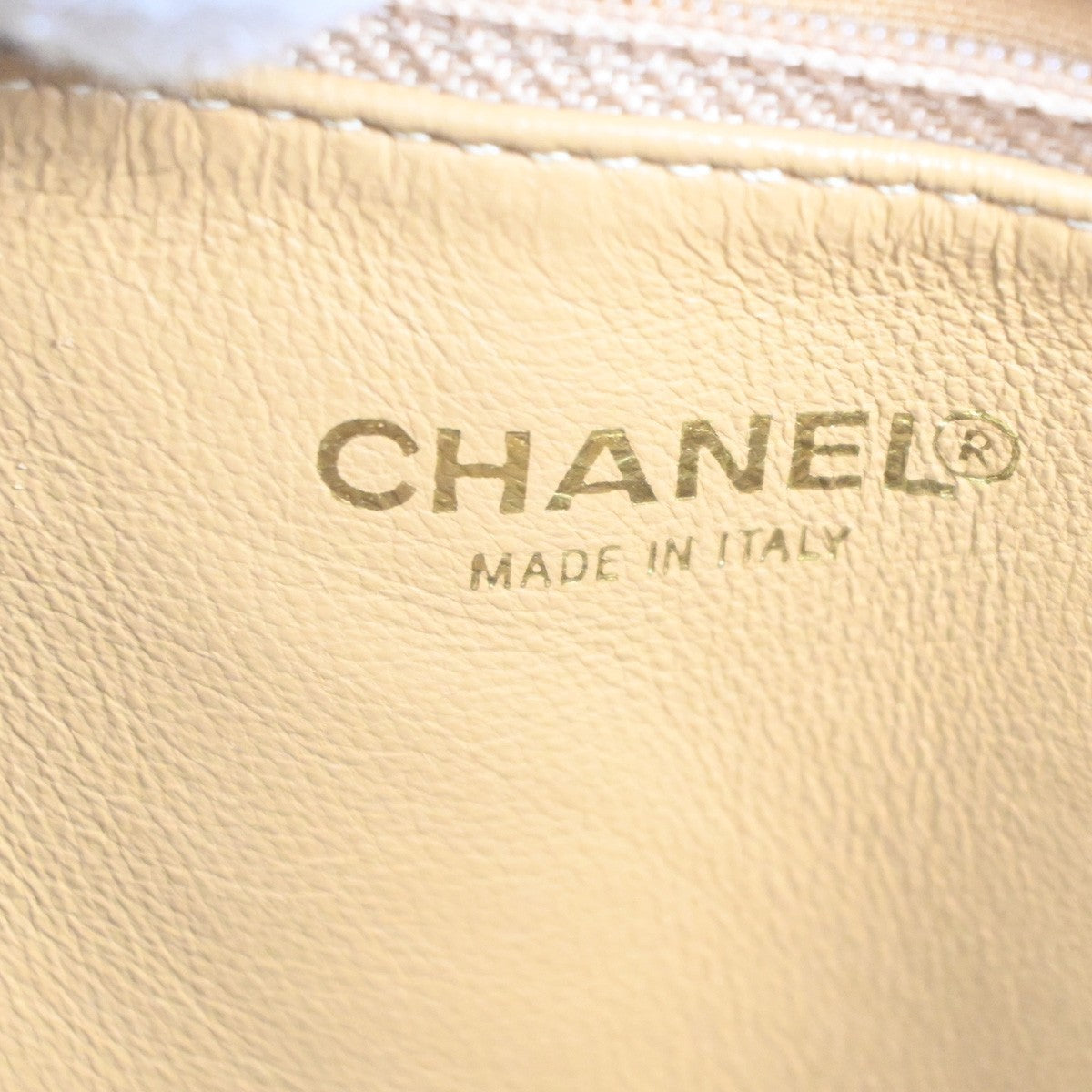 CHANEL CC Matelasse Shoulder Hand Bag Grained Calfskin Leather BE Italy 369RL781