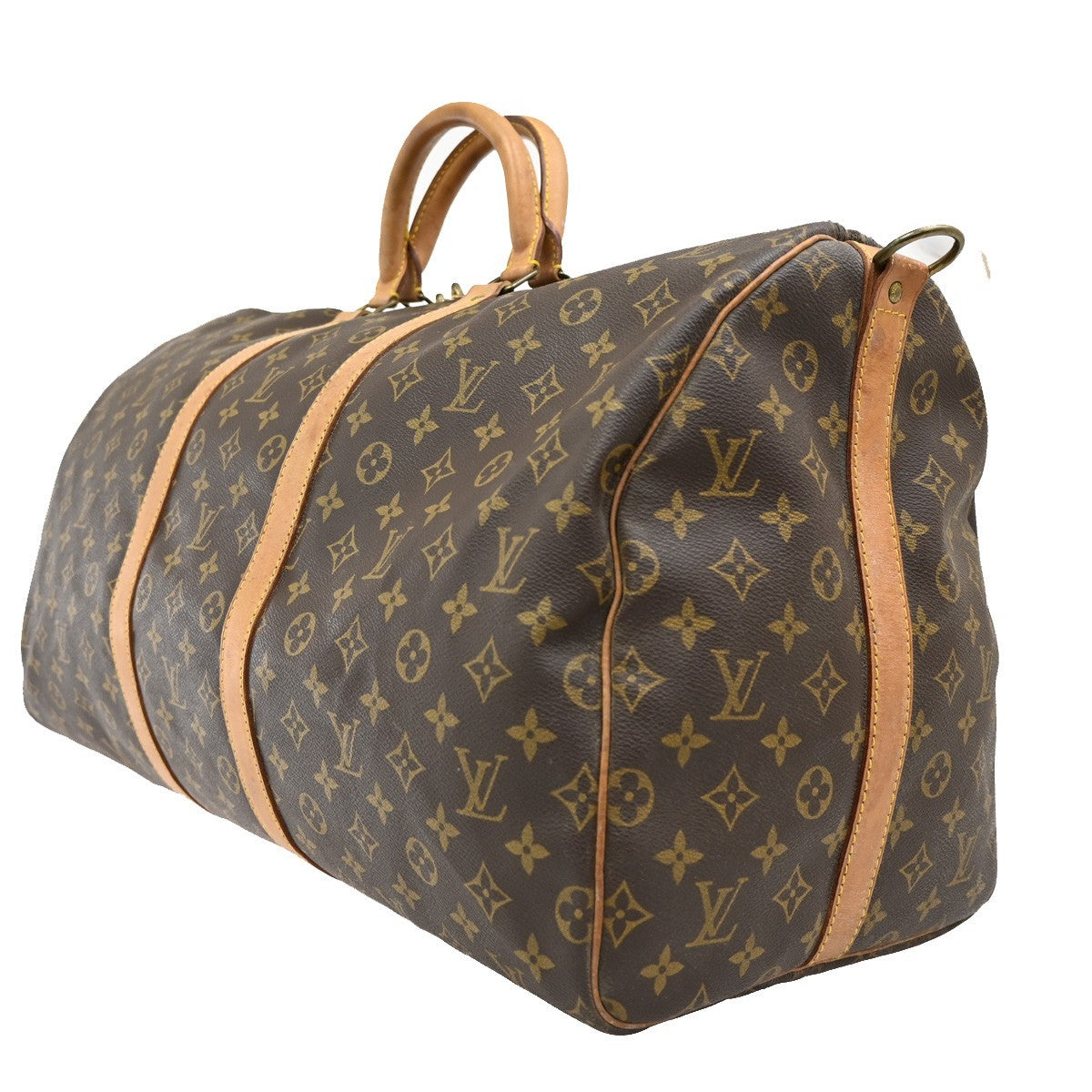 LOUIS VUITTON Keepall Bandouliere 55 Boston  Bag Monogram Brown M41414 88TA036
