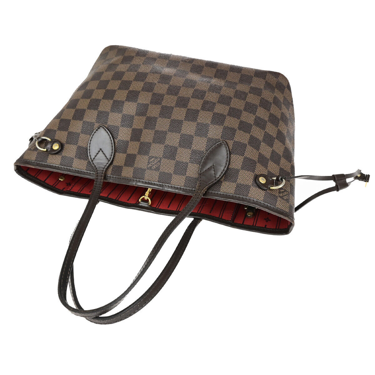 LOUIS VUITTON Neverfull PM Shoulder Tote Bag Damier Leather Brown N51109 79SJ514