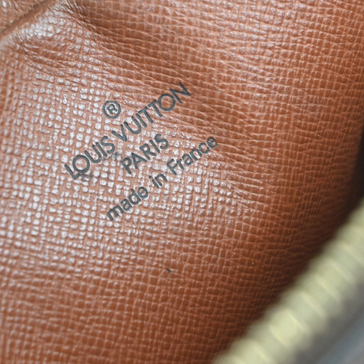 LOUIS VUITTON Danube Shoulder Bag Monogram Leather Brown France M45266 33MA645