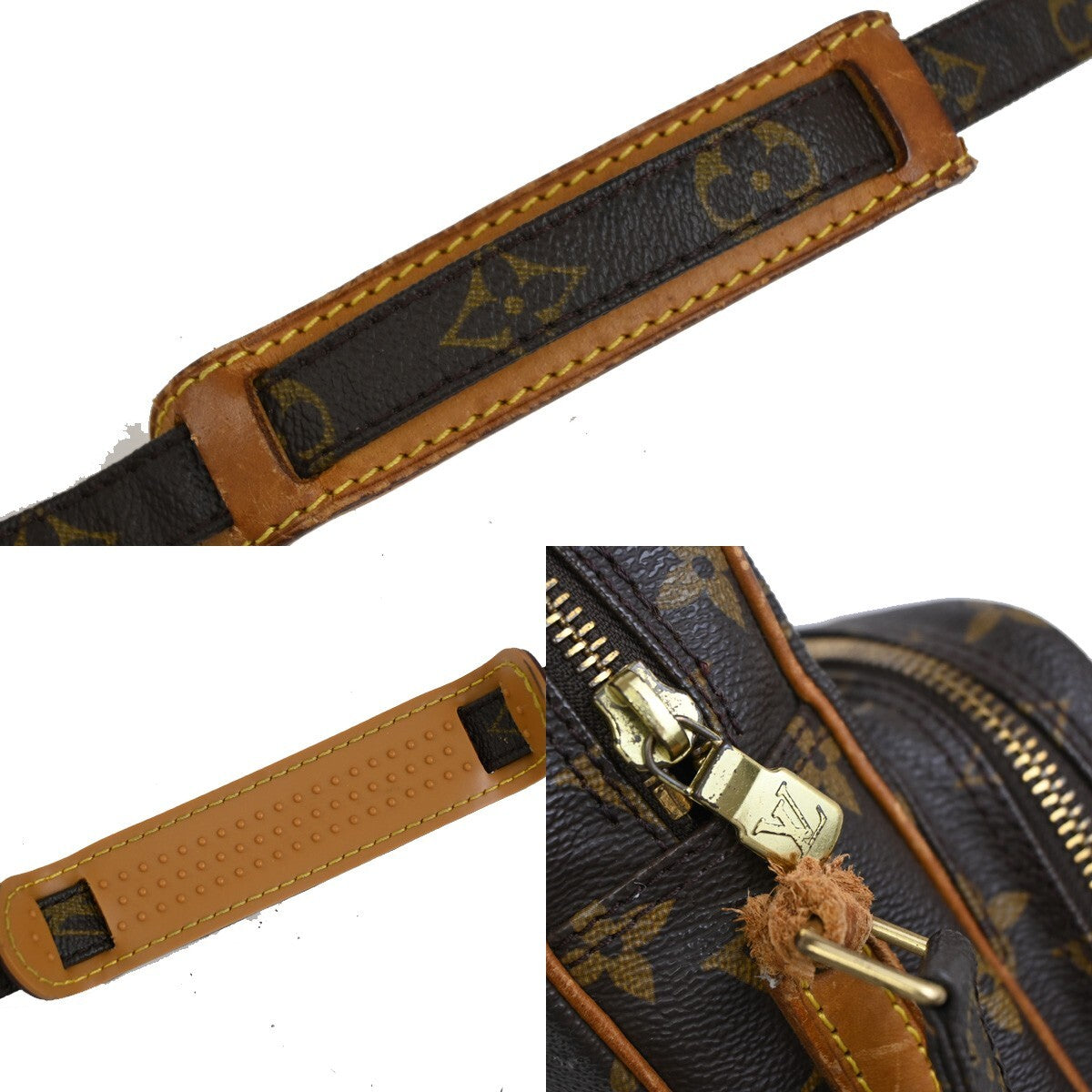LOUIS VUITTON Amazon Crossbody Shoulder Bag Monogram Leather BN M45236 69EE168