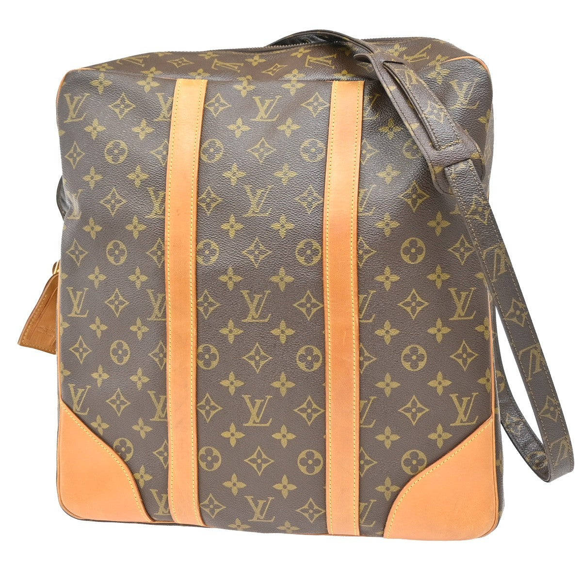 LOUIS VUITTON Grand Marceau Shoulder Bag Monogram Leather Brown M45222 36EF619