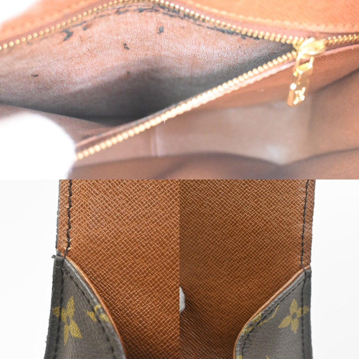 LOUIS VUITTON Saint Cloud GM Shoulder Bag Monogram Leather Brown M51242 82CA746