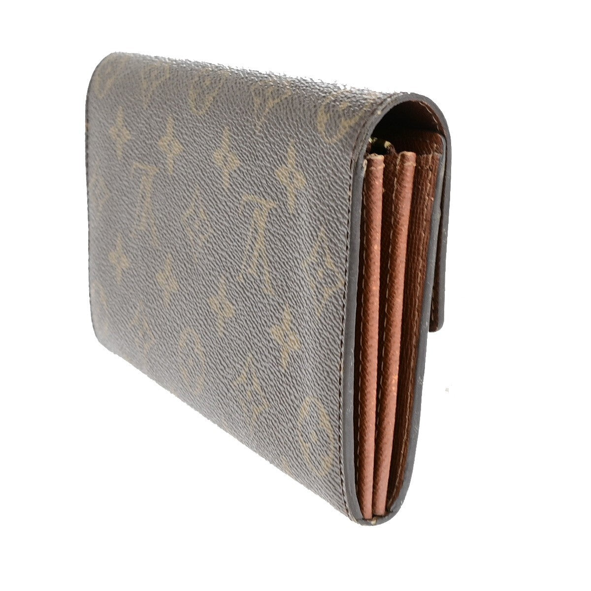 LOUIS VUITTON Porte Monnaie Credit Bifold Wallet Monogram Leather M61725 62KP133