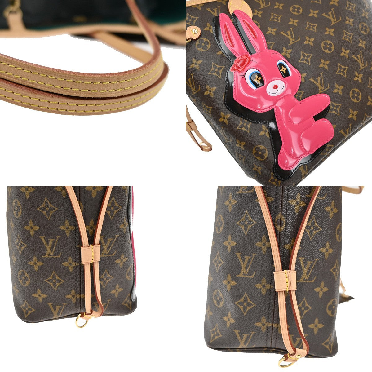 LOUIS VUITTON LV×Sun Yitian Neverfull MM Shoulder Bag Monogram M47200 863LC563