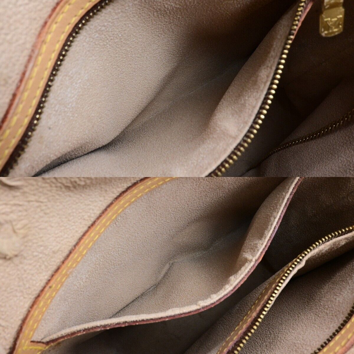 LOUIS VUITTON BUCKET PM Shoulder Tote Bag Monogram Leather Brown M42238 33ED400