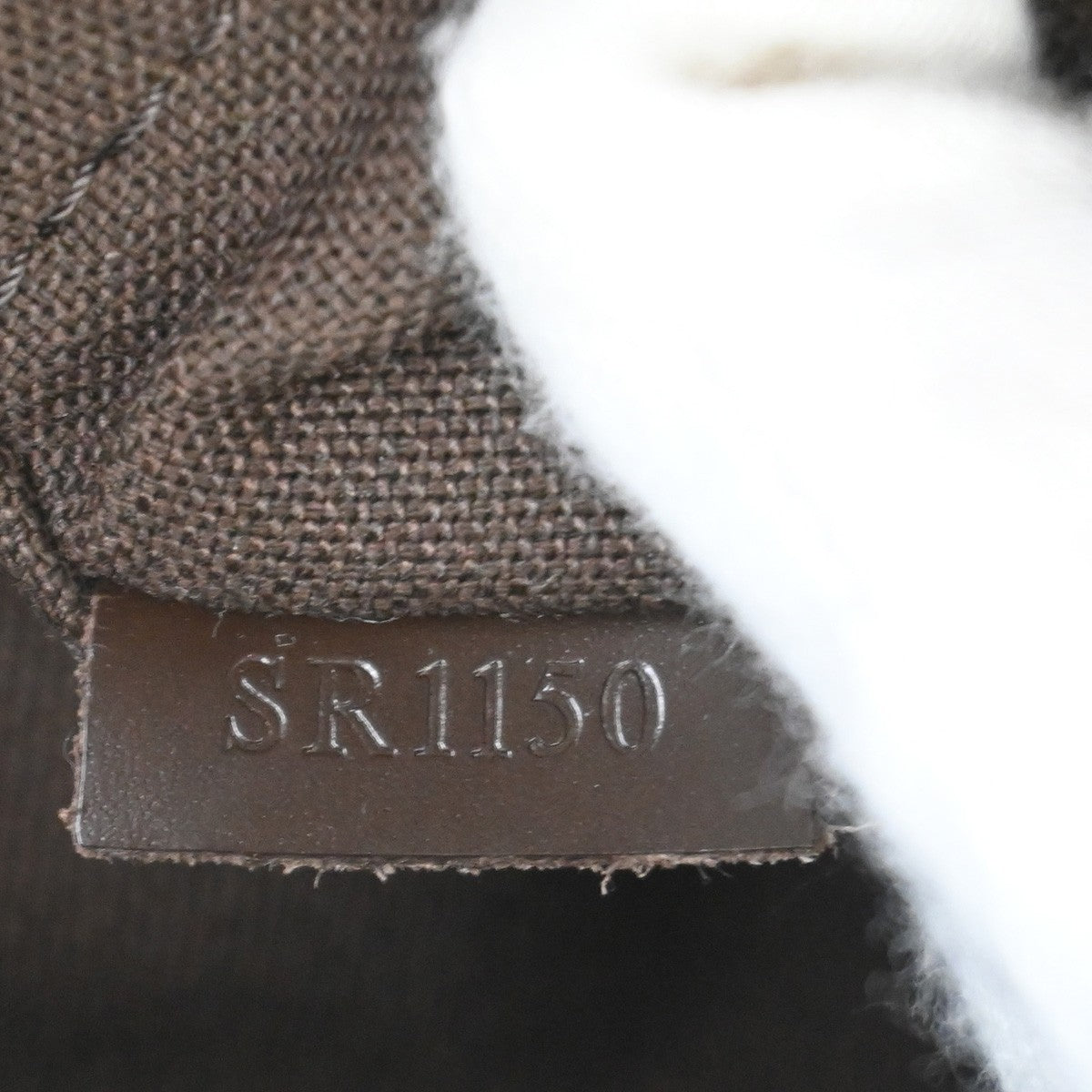 LOUIS VUITTON Naviglio Shoulder Bag Damier Ebene Leather Brown N45255 77TA691