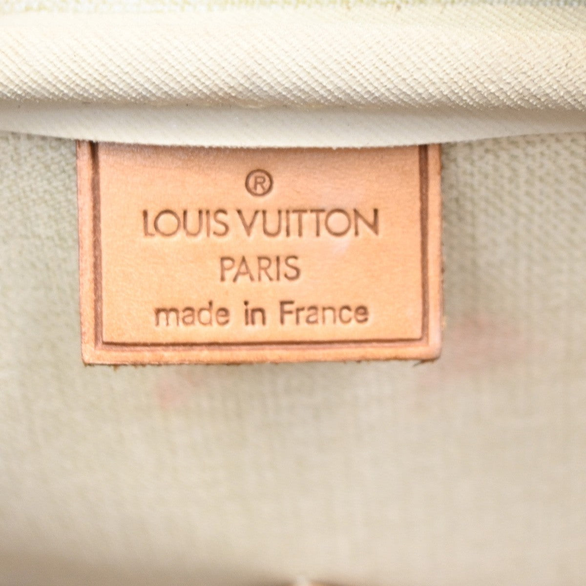LOUIS VUITTON LV Logo Deauville Hand Bag Monogram Leather Brown M47270 34DA157
