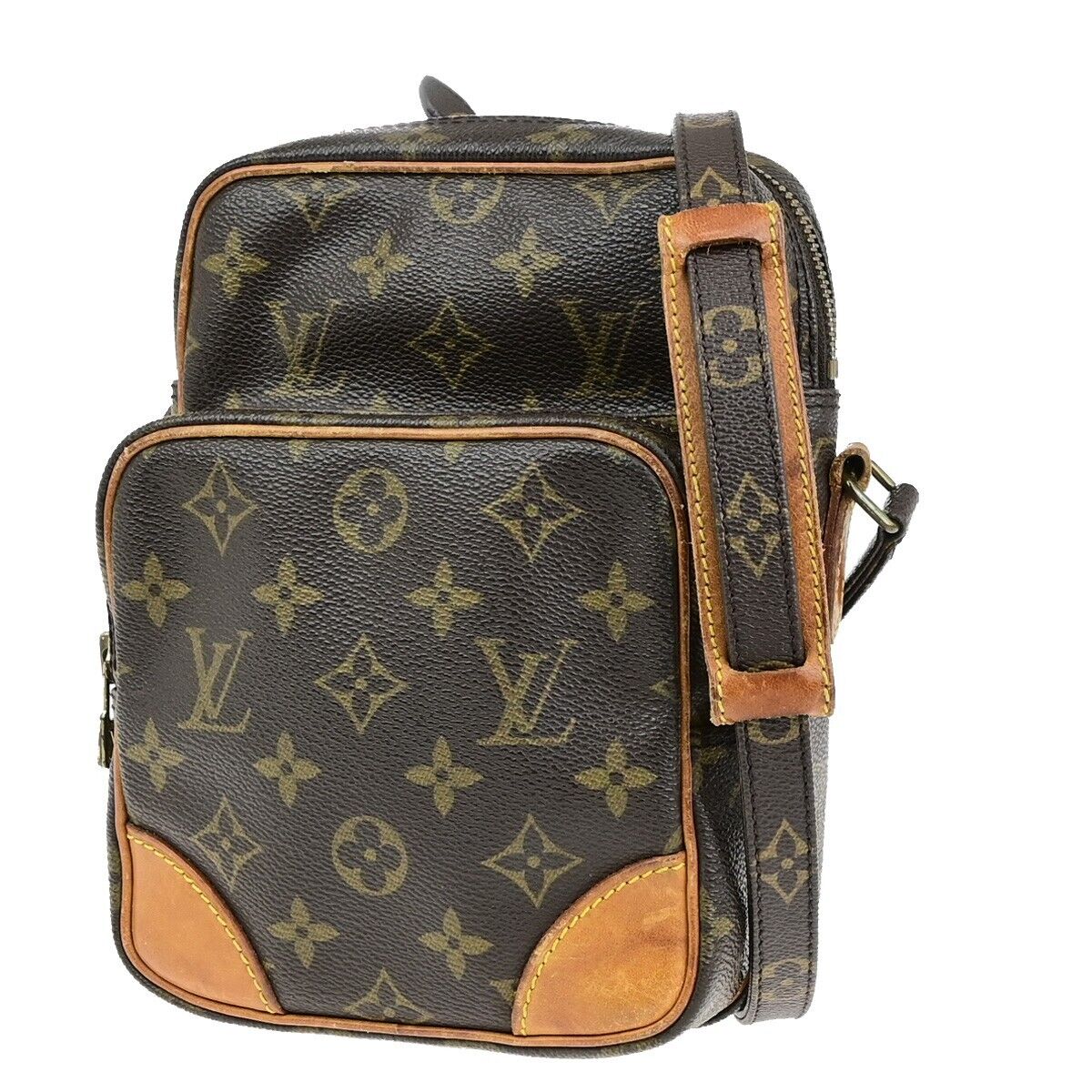 LOUIS VUITTON Amazon Crossbody Shoulder Bag Monogram Leather BN M45236 31ED406