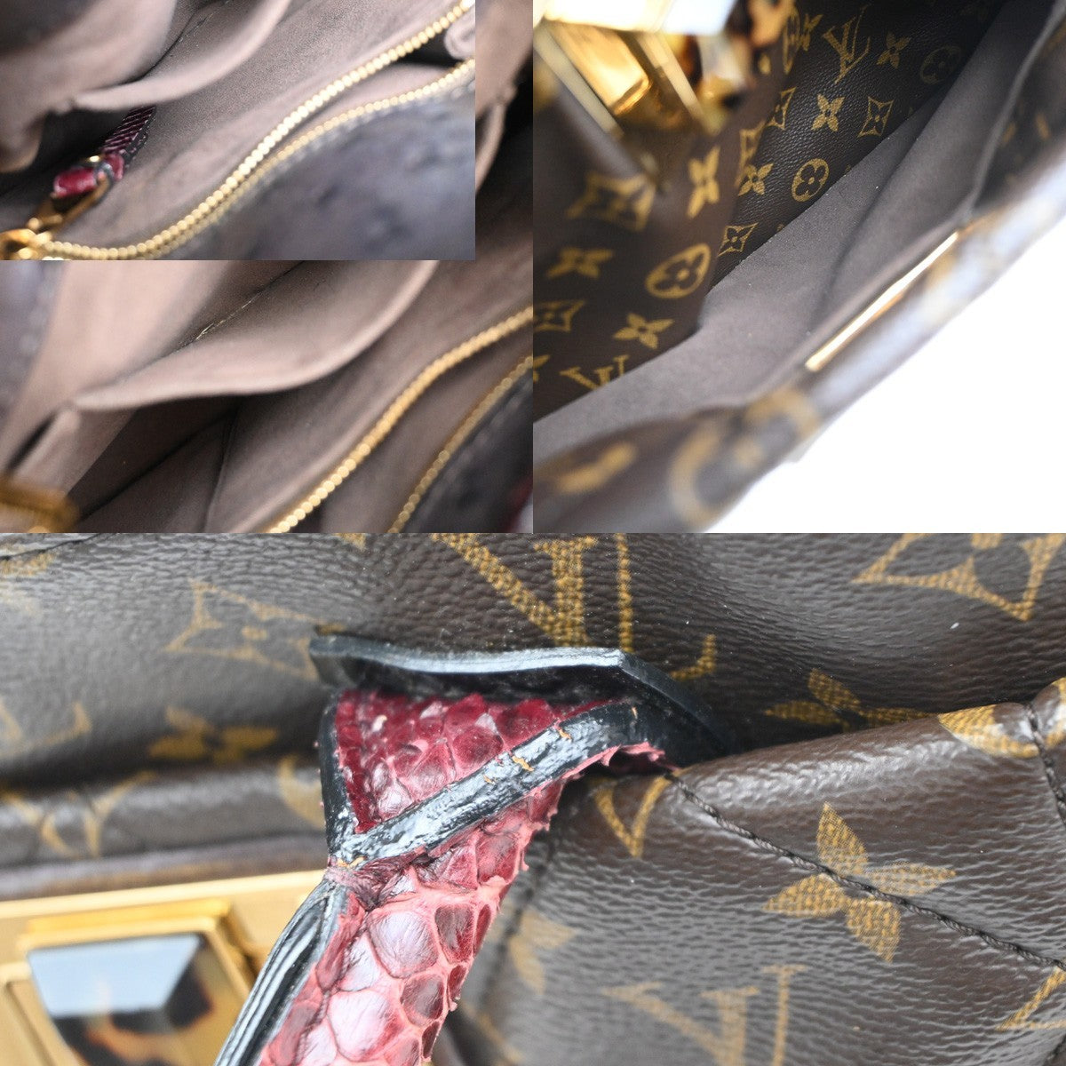 LOUIS VUITTON Exotic Tote MM 2way Hand Bag Monogram Etoile BN N90311 50MA531