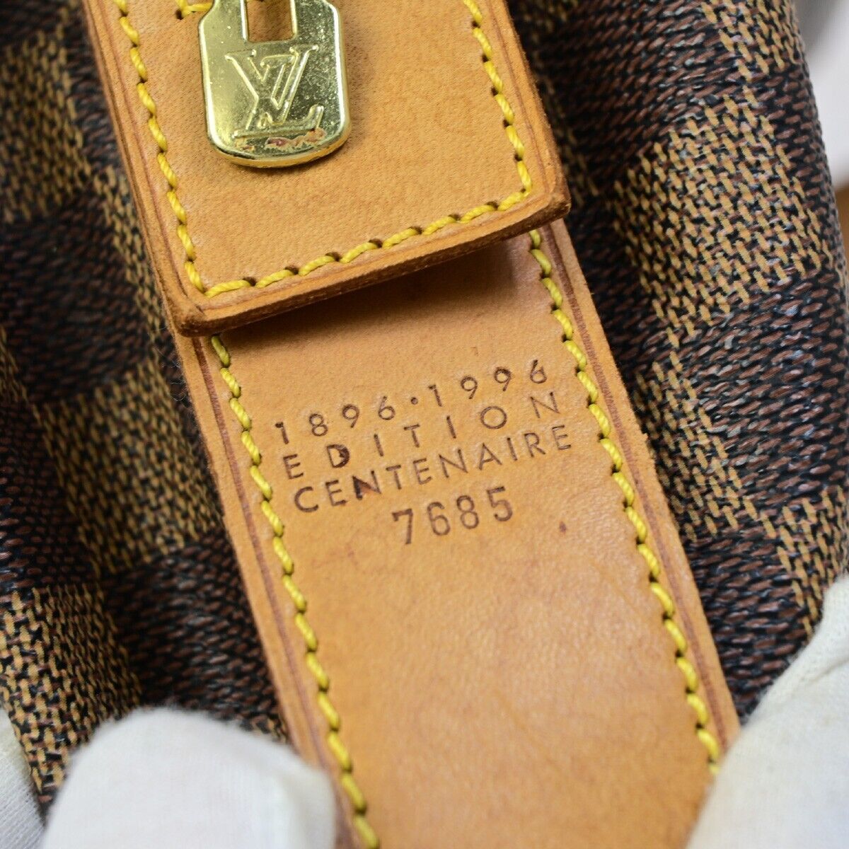 LOUIS VUITTON Columbine Shoulder Bag Damier Ebene Leather N99037 Edition 79EB587