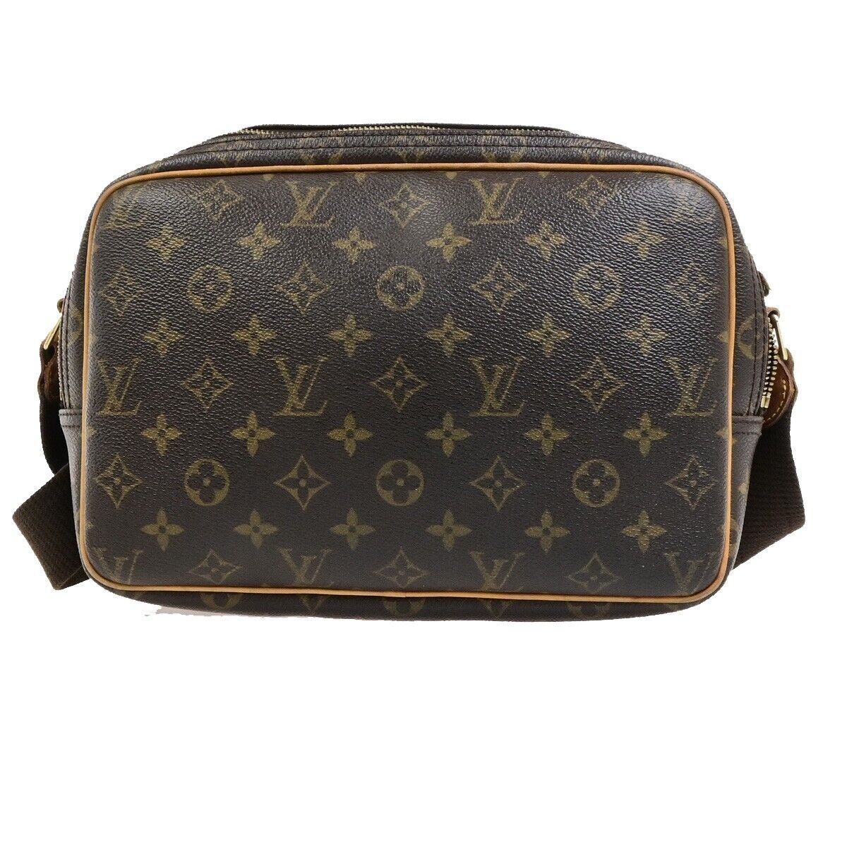 LOUIS VUITTON Reporter PM Crossbody Shoulder Bag Monogram Leather M45254 80ED531