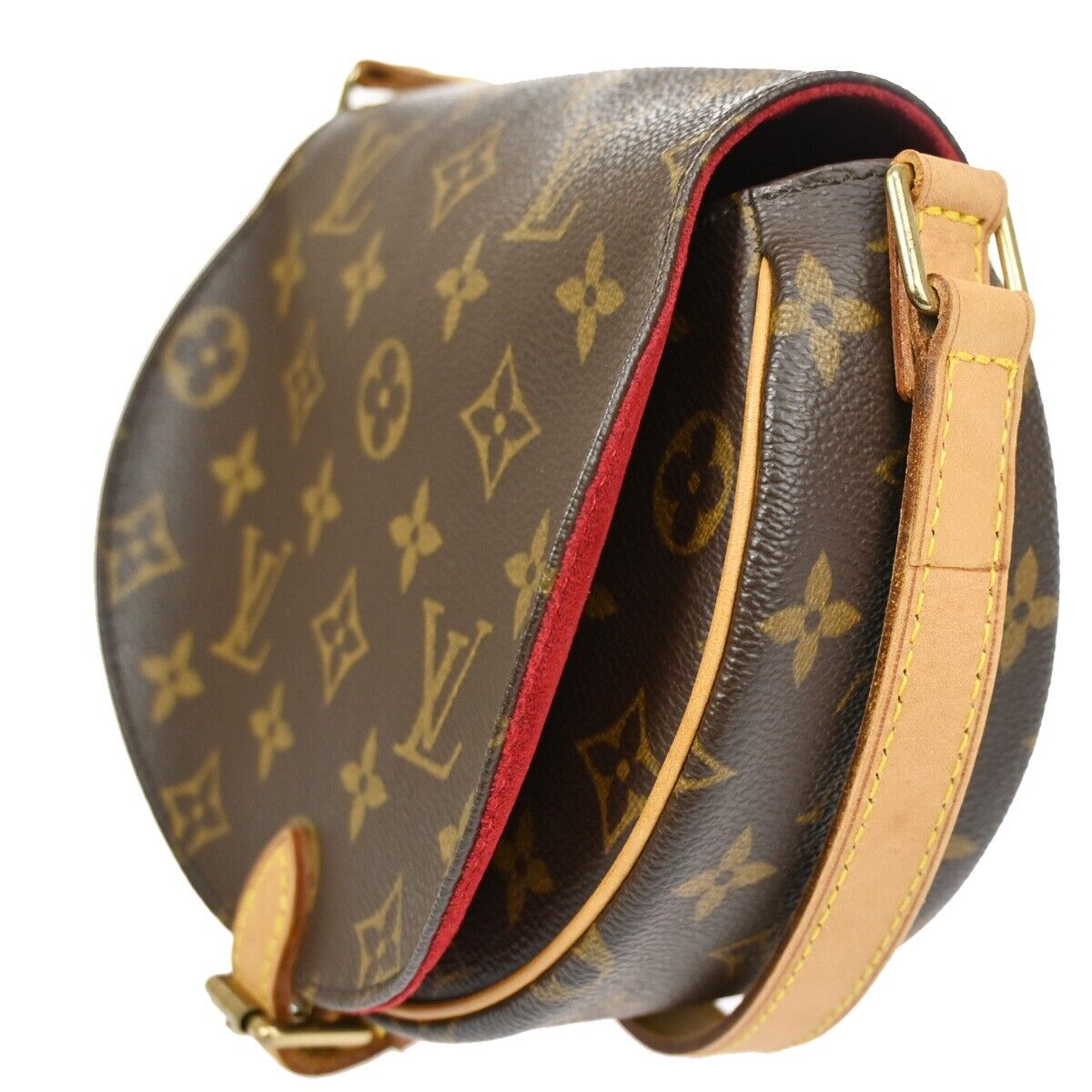 LOUIS VUITTON Tambourine Shoulder Bag Monogram Leather Brown M51179 676RH804