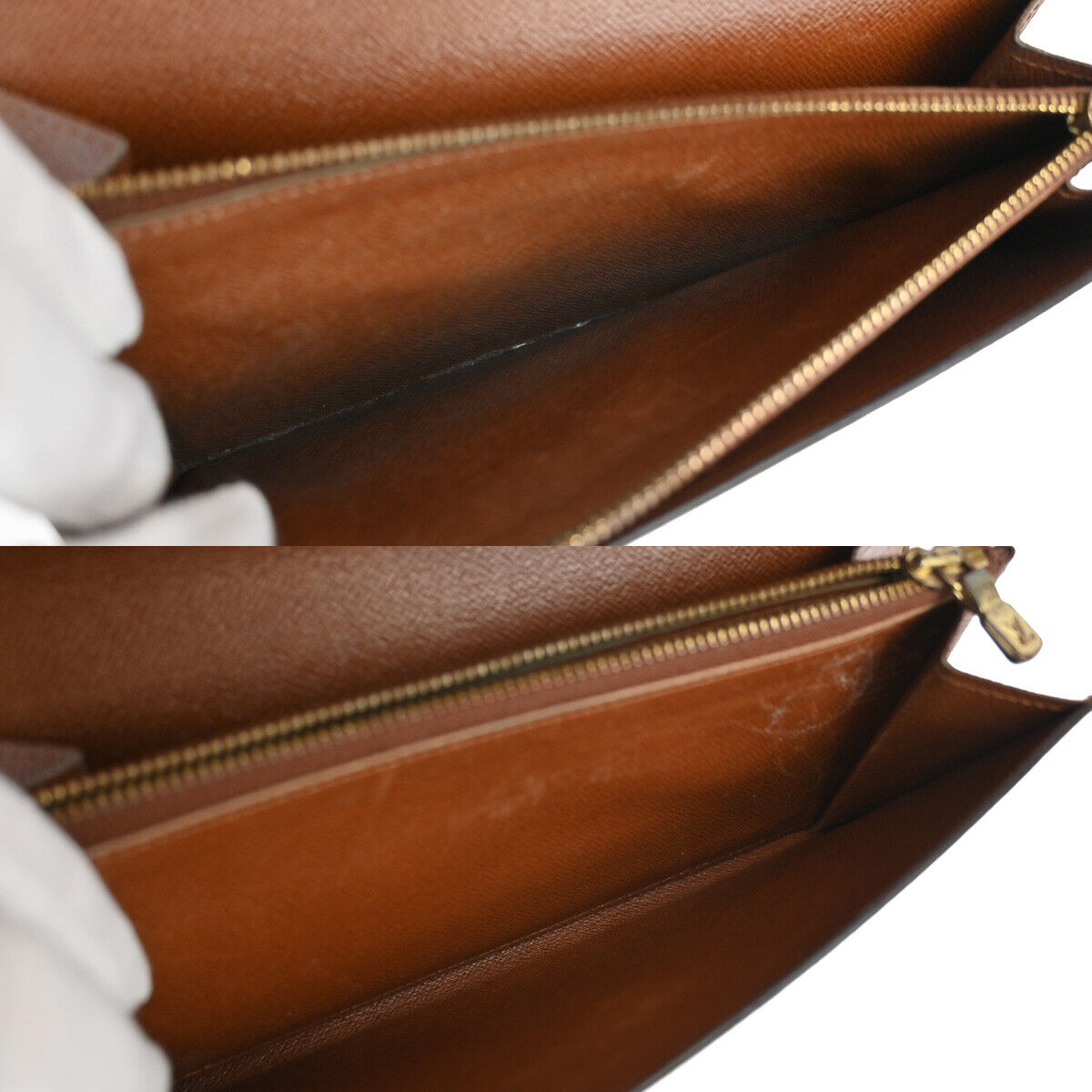 LOUIS VUITTON Porte Monnaie Credit Bifold Wallet Monogram Leather M61724 02YE304