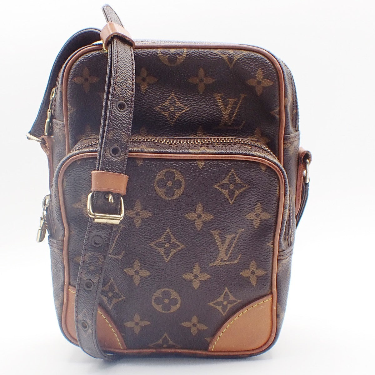 LOUIS VUITTON Amazon Crossbody Shoulder Bag Monogram Leather BN M45236 32KC861