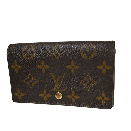 LOUIS VUITTON Porte Monnaie Billets Tresor Bifold Wallet Monogram M61730 66SH502
