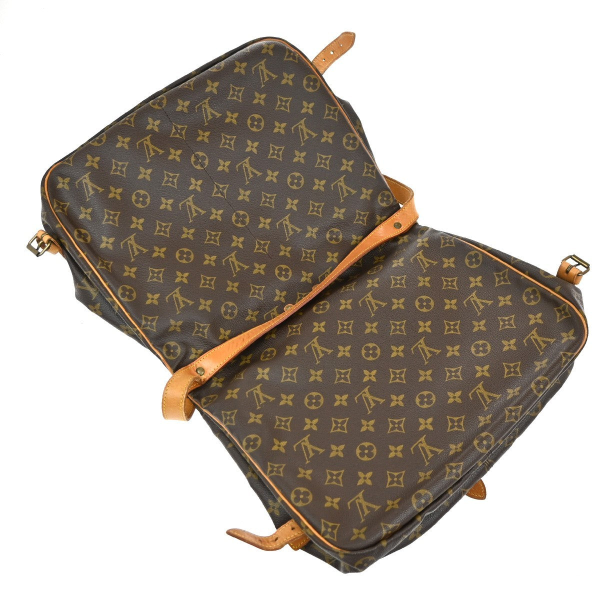 LOUIS VUITTON Saumur 35 Shoulder Bag Monogram Leather BN France M42254 82EG372