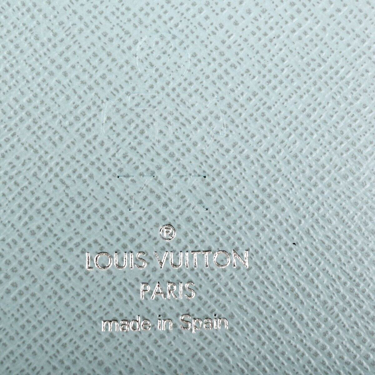 LOUIS VUITTON Portefeuille Brazza Long Wallet Monogram AquaGarden M82306 76SJ428