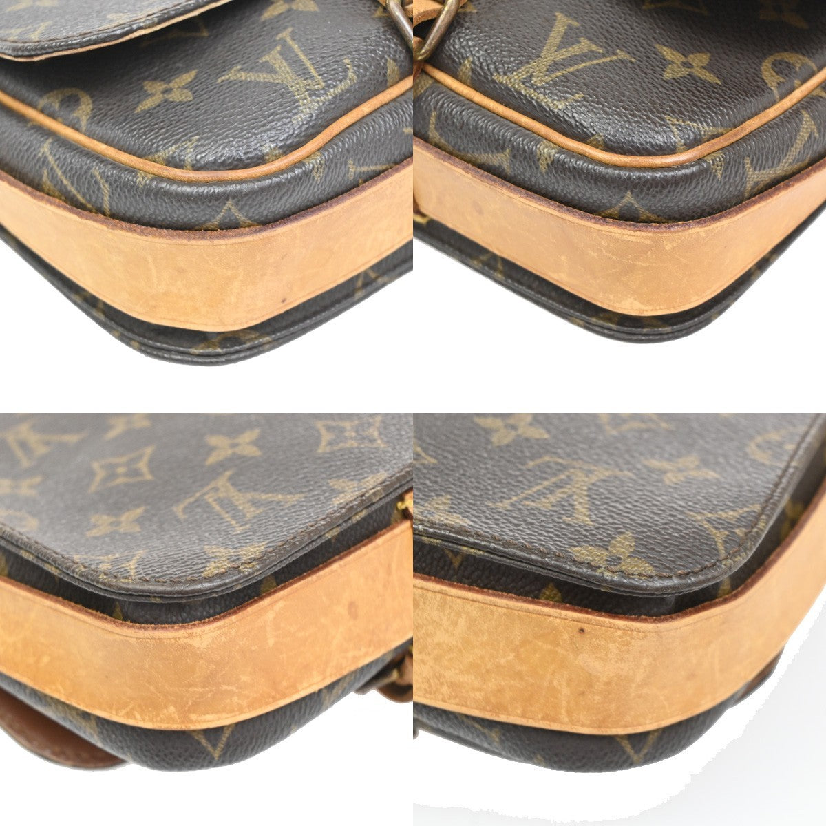 LOUIS VUITTON Mini Cartouchiere Shoulder Bag Monogram Leather BN M51254 32KC134