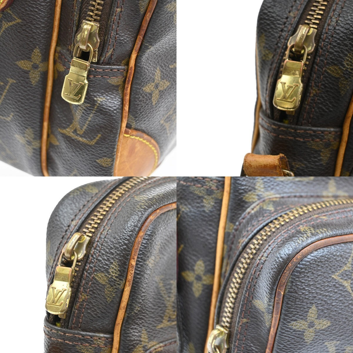 LOUIS VUITTON Amazon Crossbody Shoulder Bag Monogram Leather BN M45236 31EE201