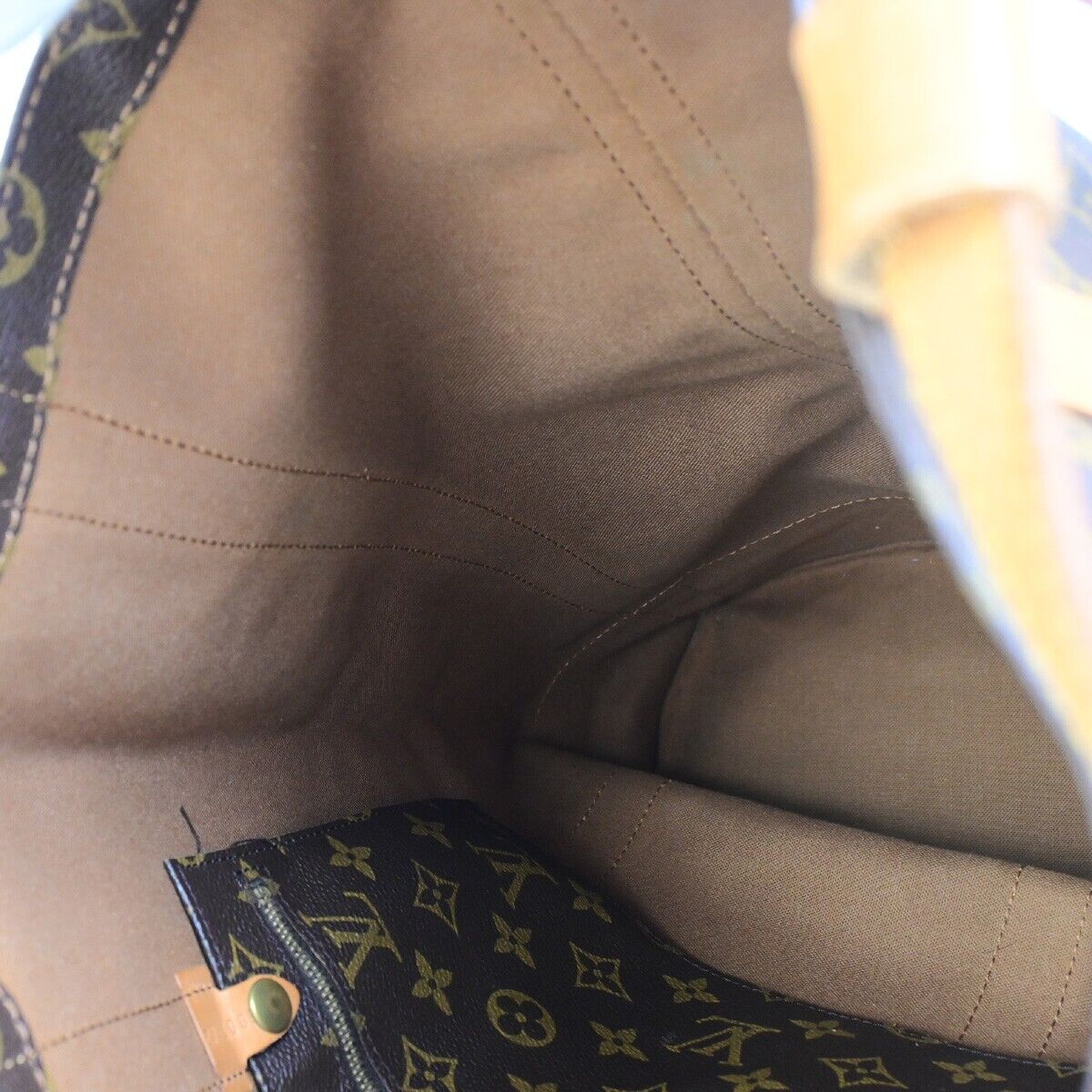 LOUIS VUITTON LV Randonnee GM Shoulder Bag Monogram Leather Brown M42244 85FB210