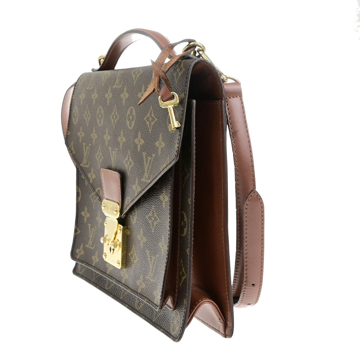 LOUIS VUITTON Monceau 28 2Way Shoulder Hand Bag Monogram Leather M51185 84YF894