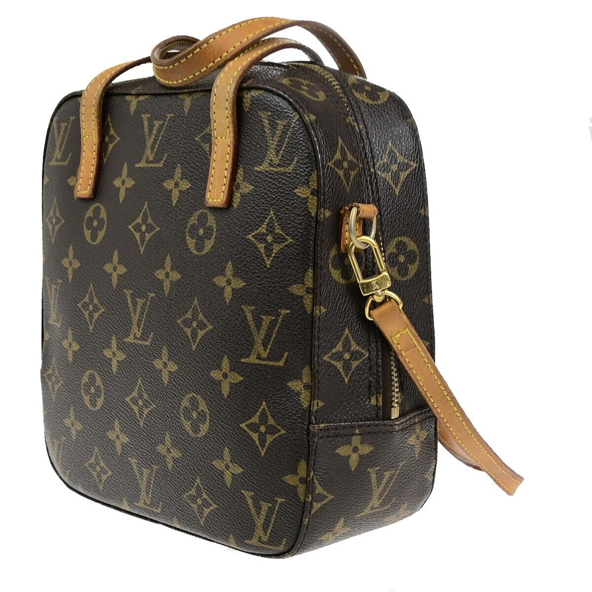 LOUIS VUITTON Spontini 2Way Shoulder Hand Bag Monogram Leather M47500 77SJ597