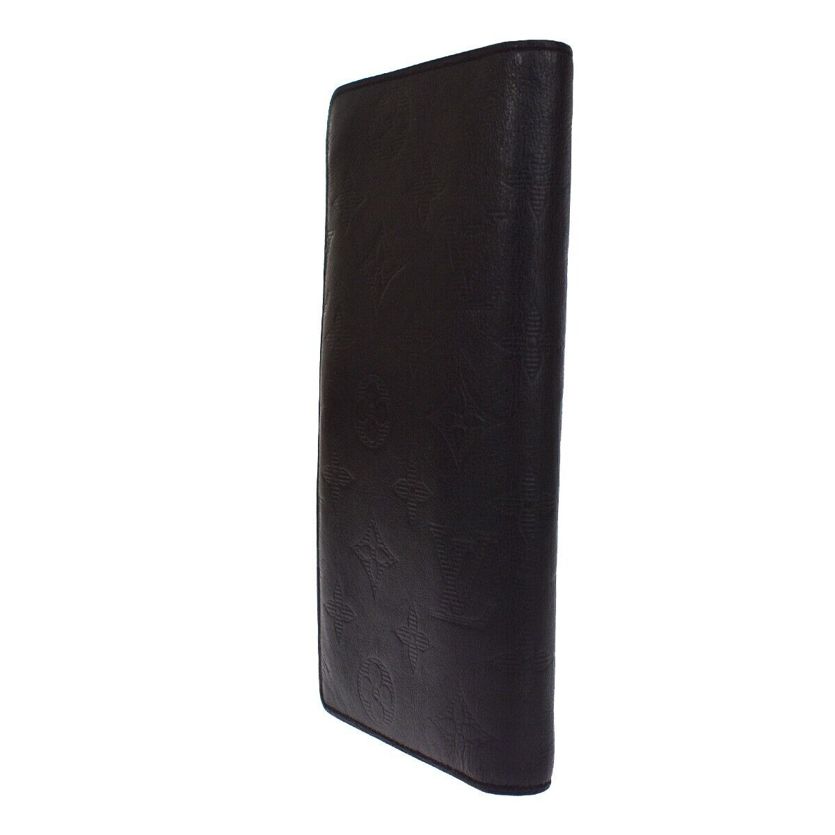 LOUIS VUITTON Brazza Long Bifold Wallet Monogram Shadow Black M62900 39GA845