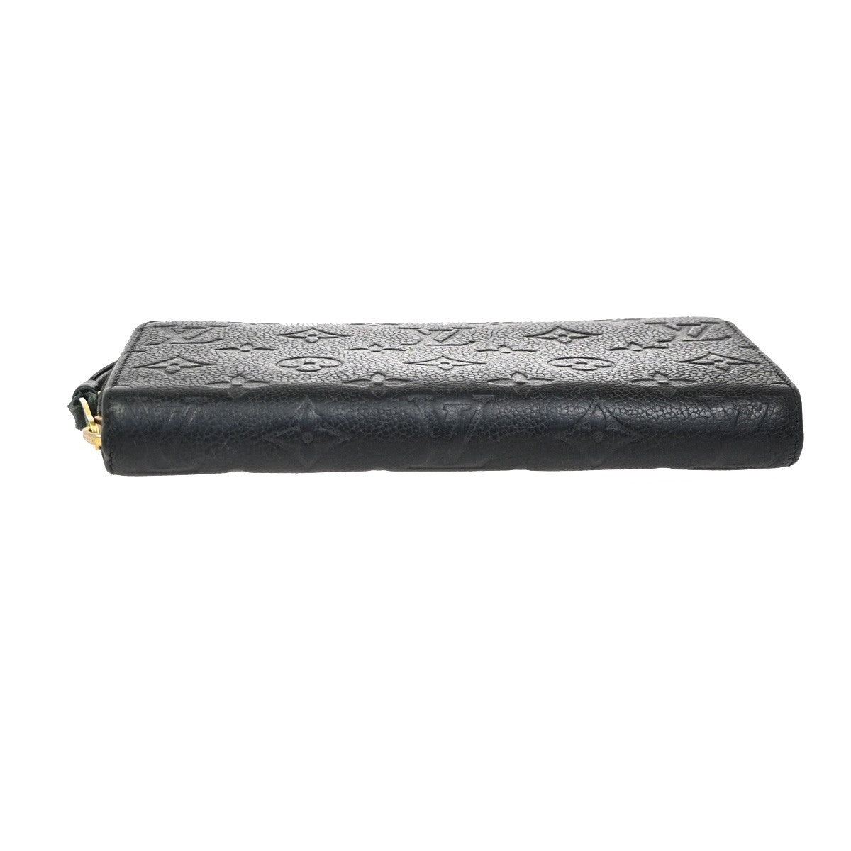 LOUIS VUITTON Zippy Wallet Long Wallet Monogram Empreinte Black M60571 80ZA255