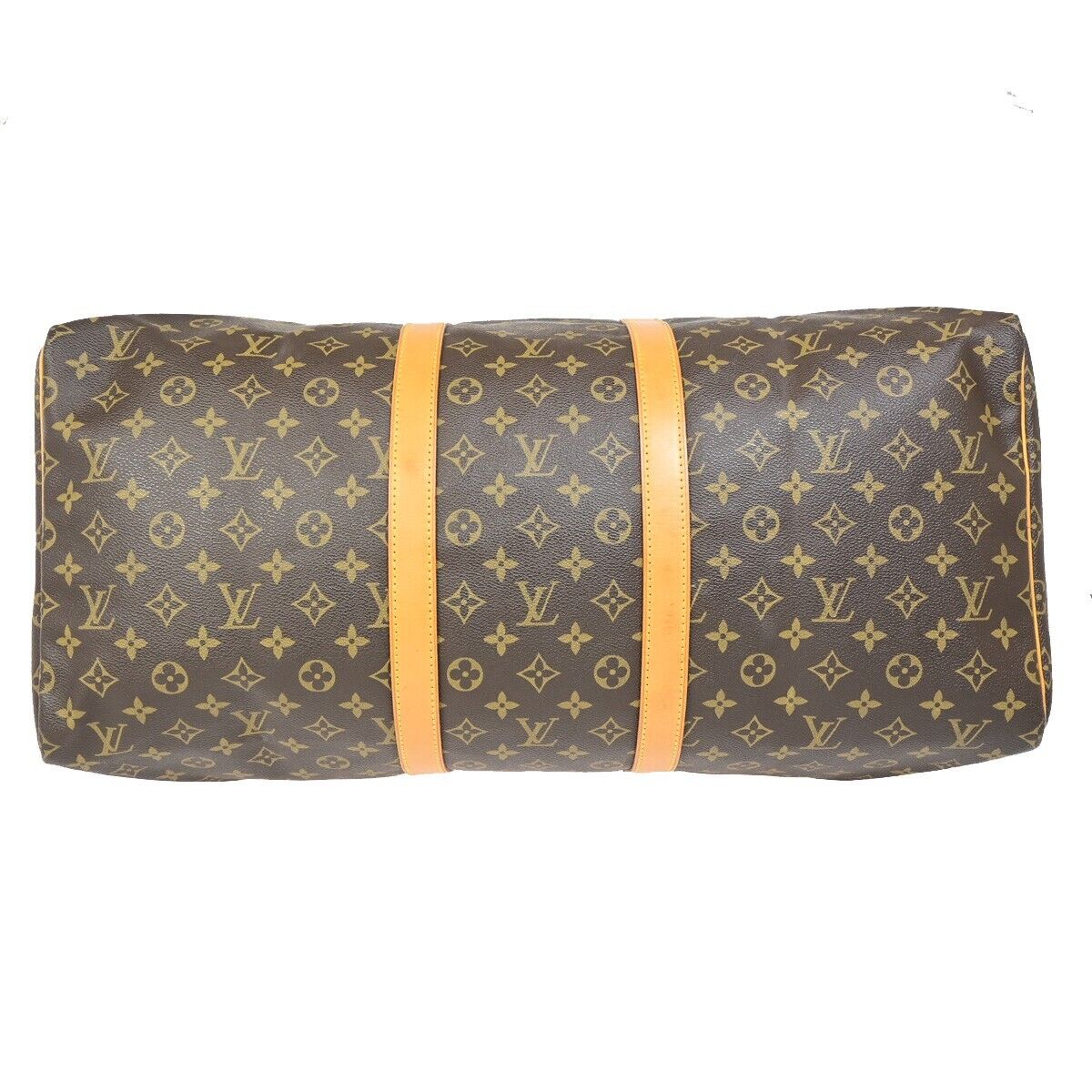 LOUIS VUITTON Keepall 55 Travel Hand Bag Monogram Leather Brown M41424 29EB851