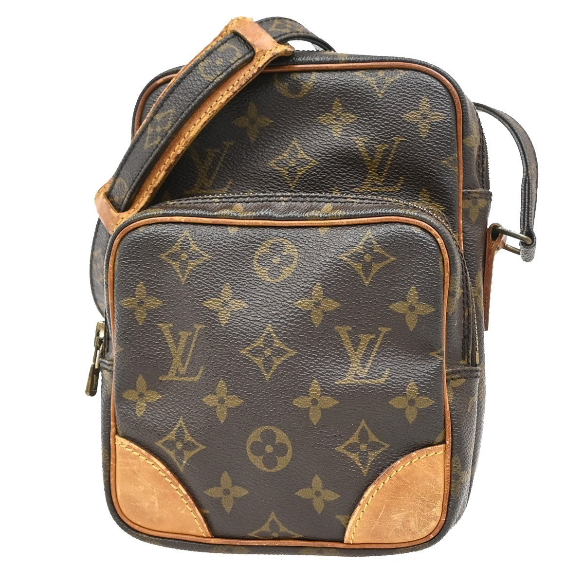 LOUIS VUITTON Amazon Crossbody Shoulder Bag Monogram Leather BN M45236 34KB427