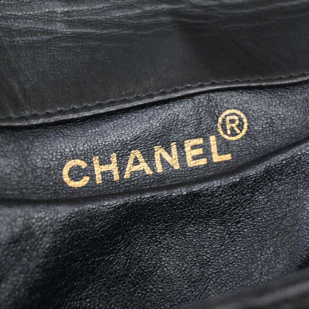 CHANEL CC Logo Matelasse Chain Backpack Bag Leather Black GHW France 708RJ137
