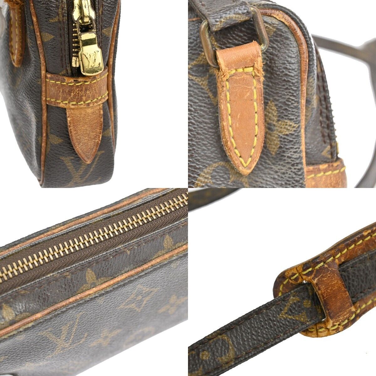 LOUIS VUITTON Marly Bandouliere Shoulder Bag Monogram Leather BN M51828 67HB640