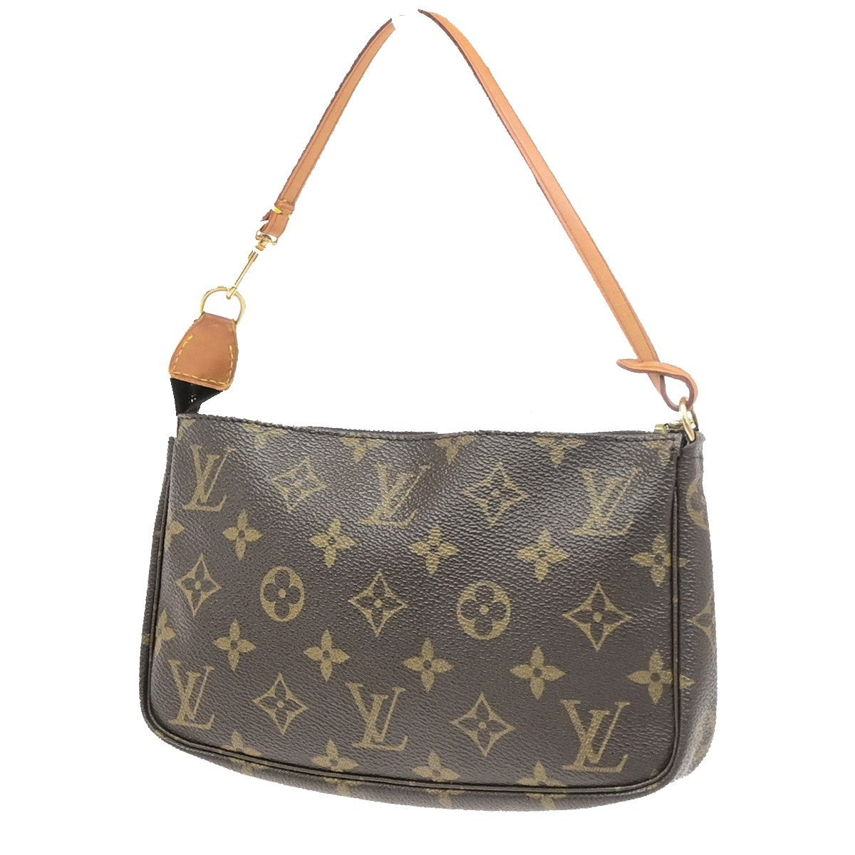 LOUIS VUITTON Pochette Accessoires Hand Bag Monogram Leather BN M51980 16PA101