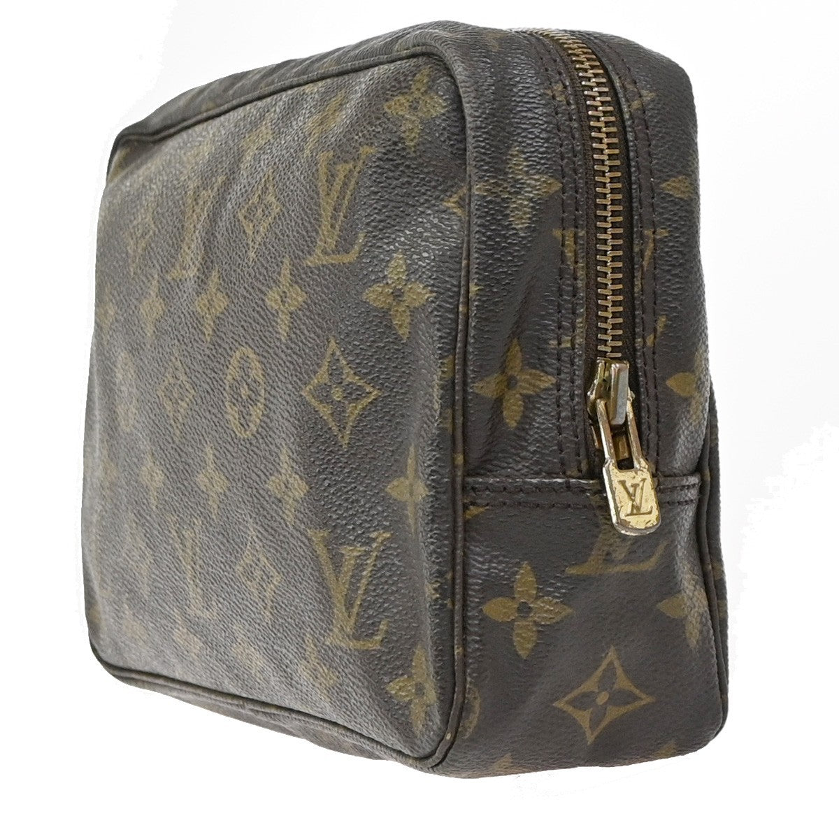 LOUIS VUITTON Trousse Toilette 23 Clutch Hand Bag Monogram Brown M47524 62YJ061