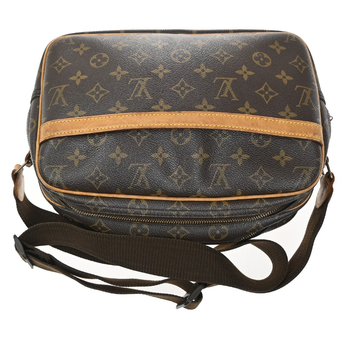 LOUIS VUITTON Reporter PM Crossbody Shoulder Bag Monogram Leather M45254 84CA314