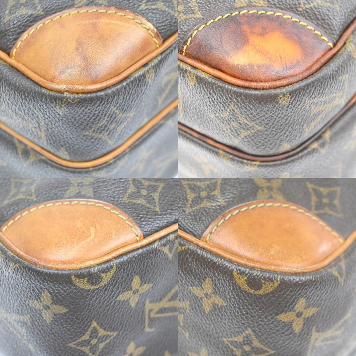 LOUIS VUITTON Nile Crossbody Shoulder Bag Monogram Leather Brown M45244 30KC811