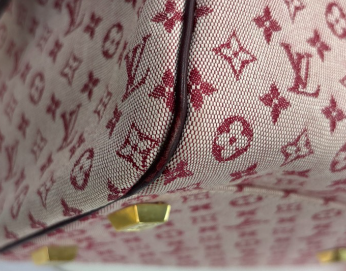 LOUIS VUITTON Josephine GM Hand Bag Monogram Mini Canvas Pink M92311 80MA336