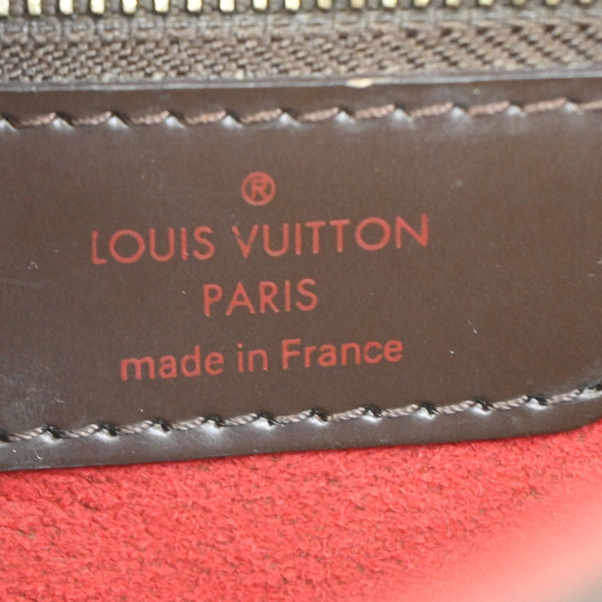 LOUIS VUITLOUIS VUITTON Hampstead MM Shoulder Bag Damier Leather N51204 86KB588