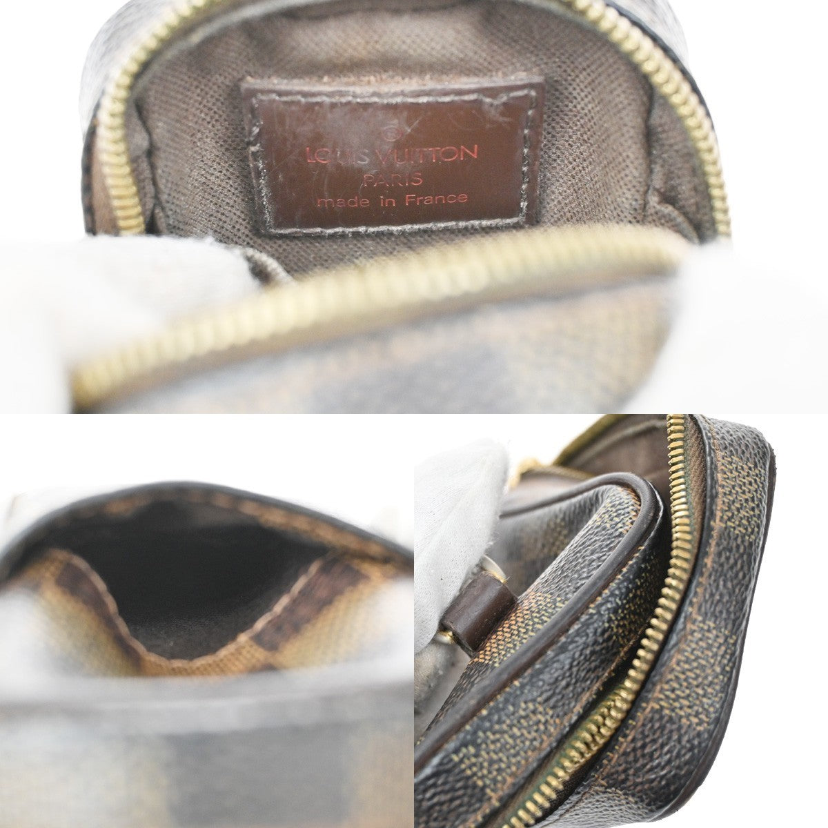 LOUIS VUITTON Etui Okapi PM Shoulder Pouch Bag Damier Ebene Brown N61738 30KB575