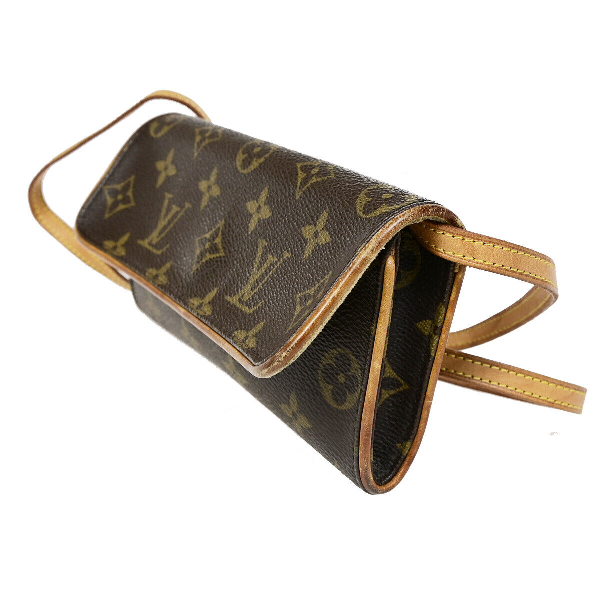 LOUIS VUITTON Pochette Twin PM 2Way Shoulder Clutch Bag Monogram M51854 34YE765